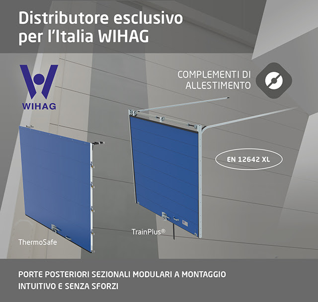 Porte sezionali modulari WIHAG ora disponibili presso POMMIER
